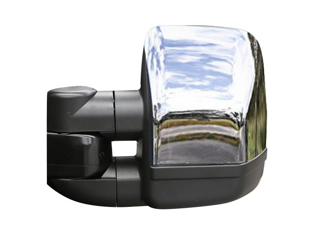 Clearview Next Gen Tow Mirrors Suitable For Mazda BT-50 2026 on (XTR/GT/SP/THUNDER  Dual Cab Pickup) (Heat, Camera Provision, Power-Fold, BSM, Indicators, Electric) (Chrome) - CVNG-IU-MX25-HVFSIEC